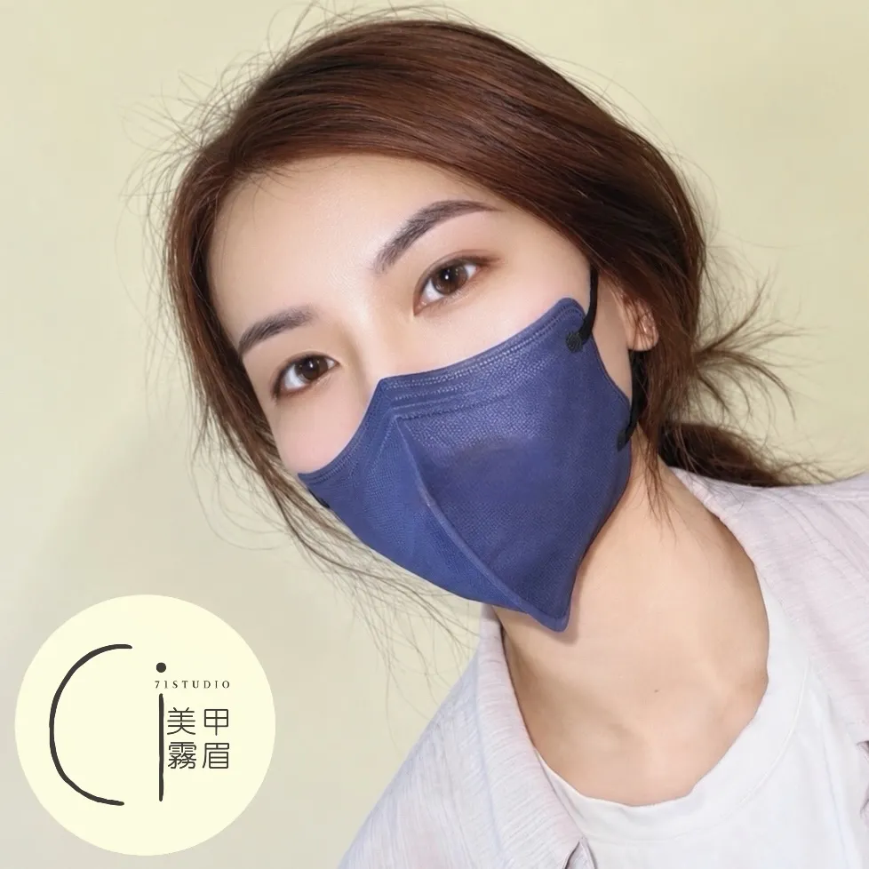 自然柔霧眉型的長期客人補色作品