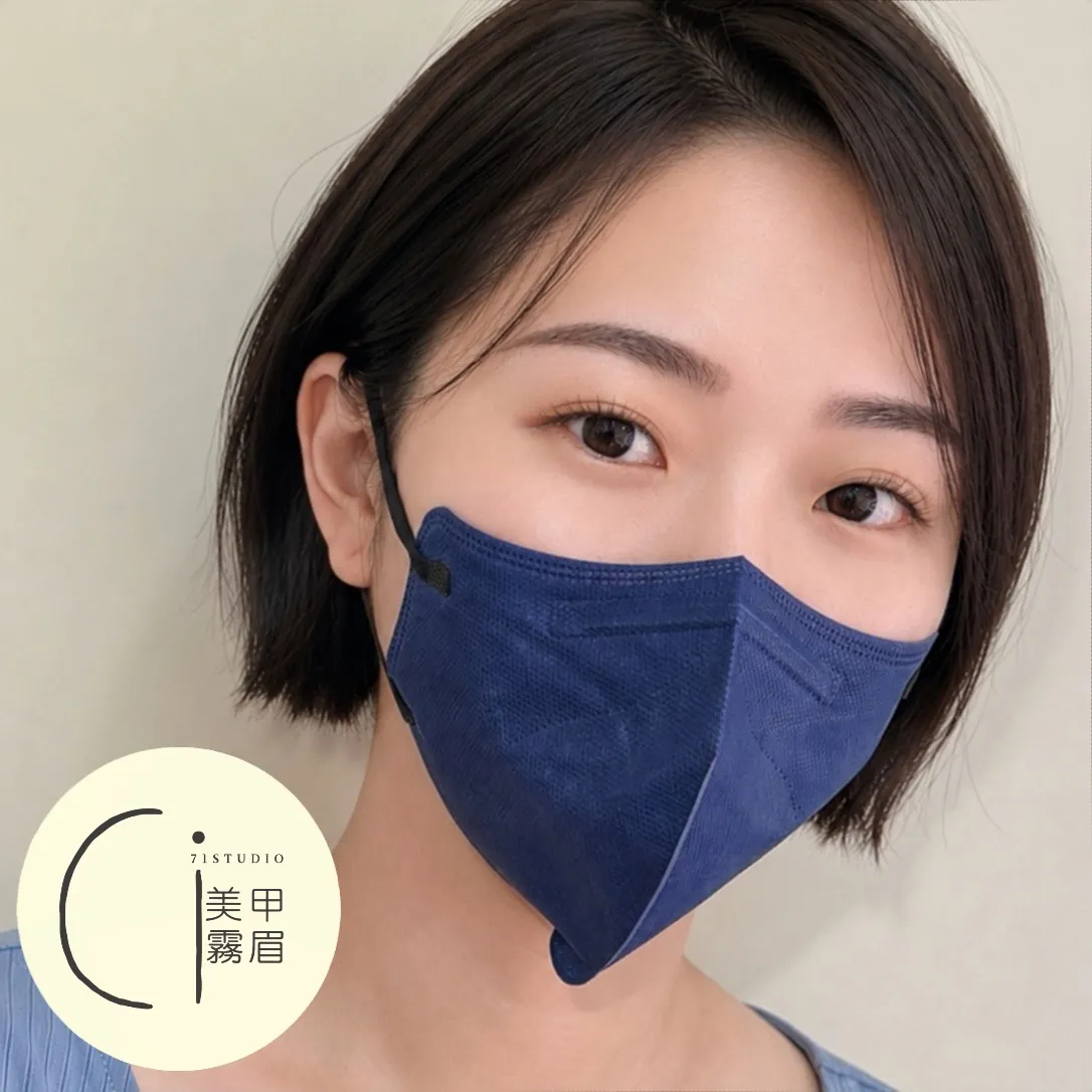 自然柔和的媃焦霧眉完整臉部作品
